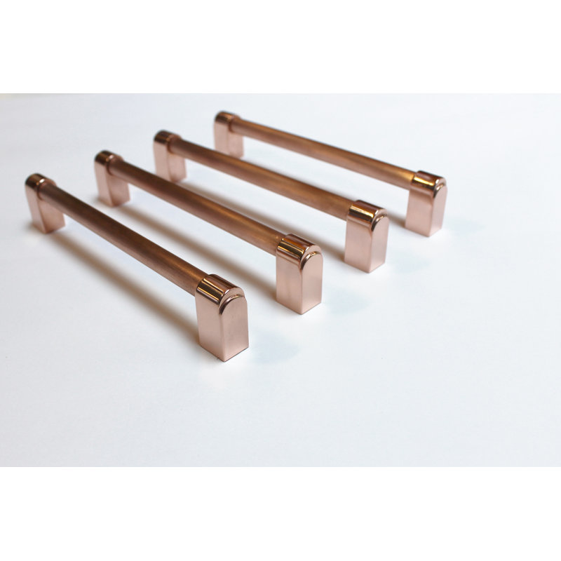 Lunar Eclipse Bar / Handle Pull, 5 5/8", Polished Copper