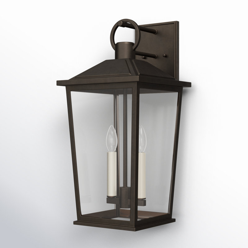 Wall Light, Bronze, 19.5" H x 9.5" W x 10.5" D