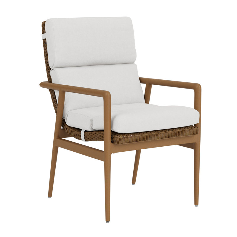 Outdoor Dining Armchair, White