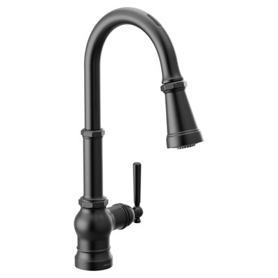Peterson Touchless Single Handle Kitchen Faucet with Wave and Power Boost and with Accessories