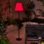 Lummus Black Solar Outdoor Floor Light