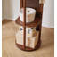 Armoire de rangement latérale blanche 15,75 x 85,04 pouces avec trois tiroirs pour la chambre à coucher, le salon et la salle de bain
