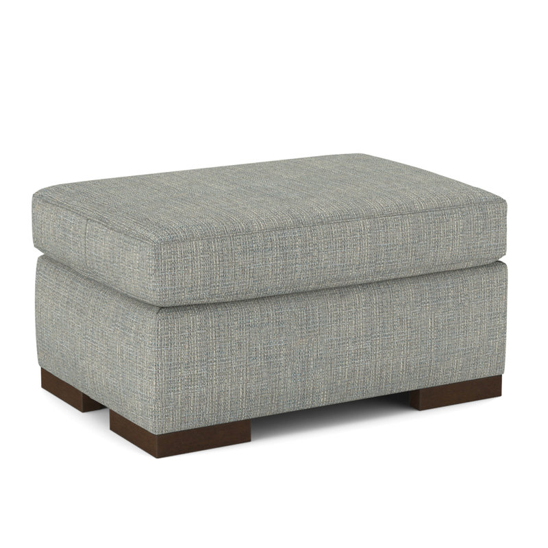 Upholstered Ottoman, Nutmeg, Rumor Bliss