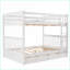 Lit superposé double en bois de pin avec 2 tiroirs de rangement - Aucun sommier nécessaire pour la chambre à coucher