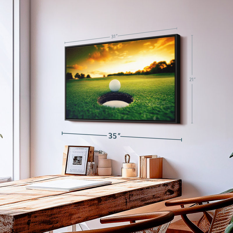 " Golf Ball ", 31" H x 21" W