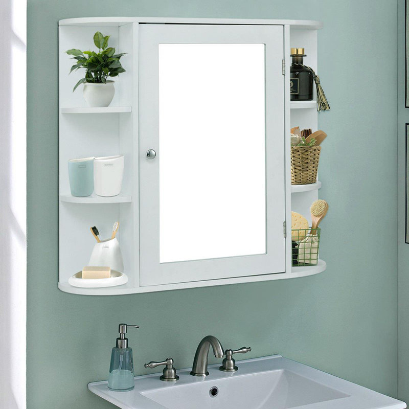 Armoire murale de salle de bain Re l 24 po x H 23 po x P 7 po