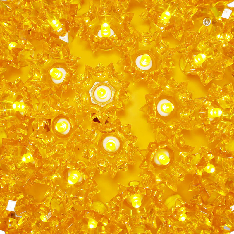 Starlight Sphere Ornament LED Light Sphere, 8" H x 8" W x 8" D, Gold