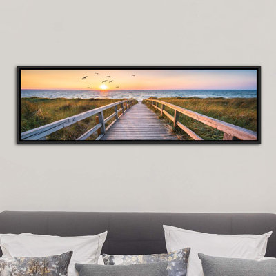 " Dune Beach Panorama " Color Photography Print