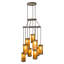 Lustre géométrique 9 lumières unique Erithon