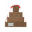 12"H Lighted Wooden Christmas Gift Block Table Decor
