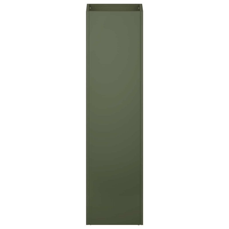 Planter, 75cm H x 20cm W x 20cm D, Olive Green, 1