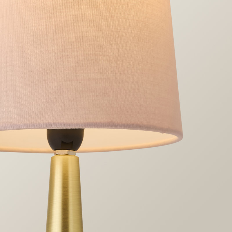 Akaysha Metal Table Lamp, Blush