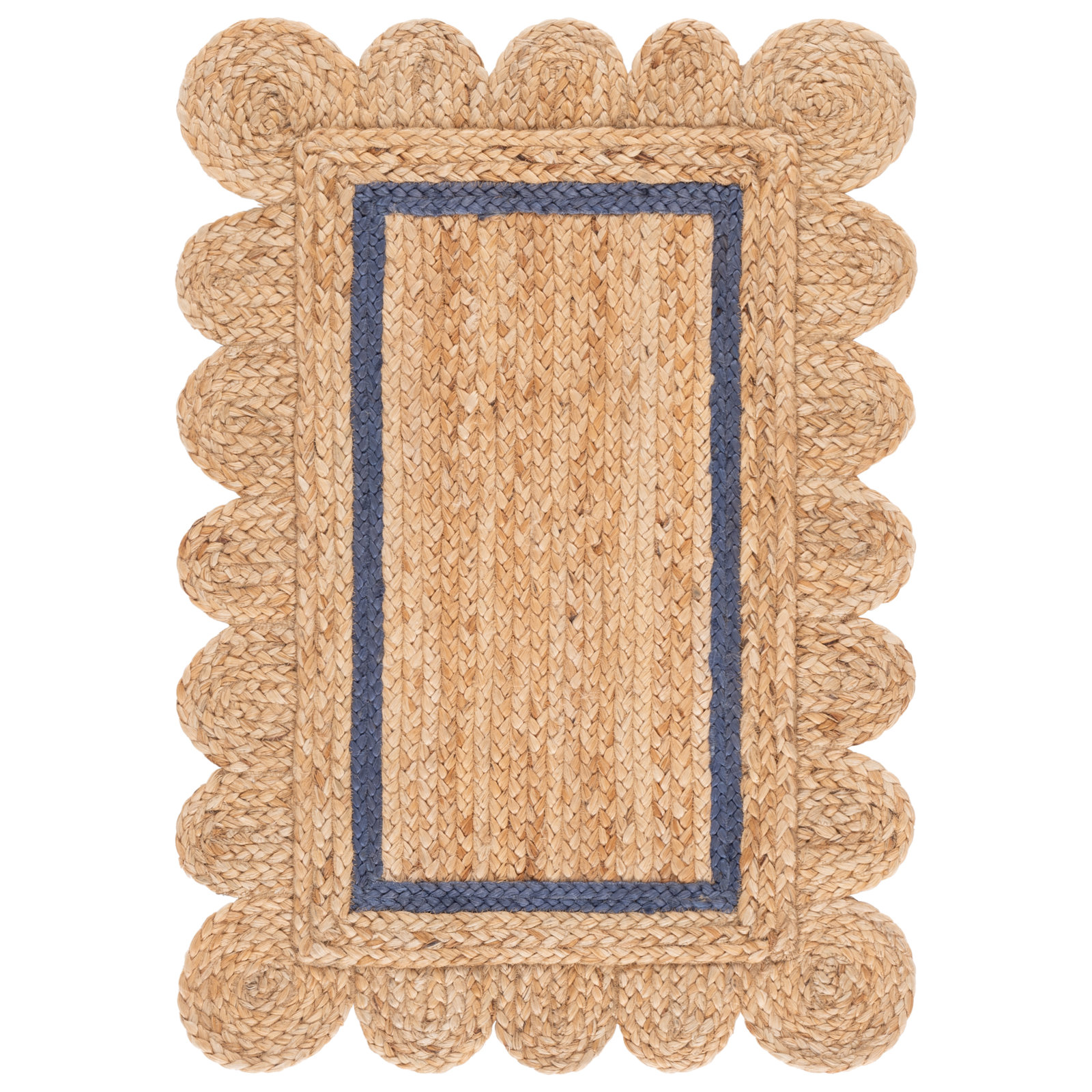 Inkai Jute/Sisal Area Rug, Rectangle 3' x 5'