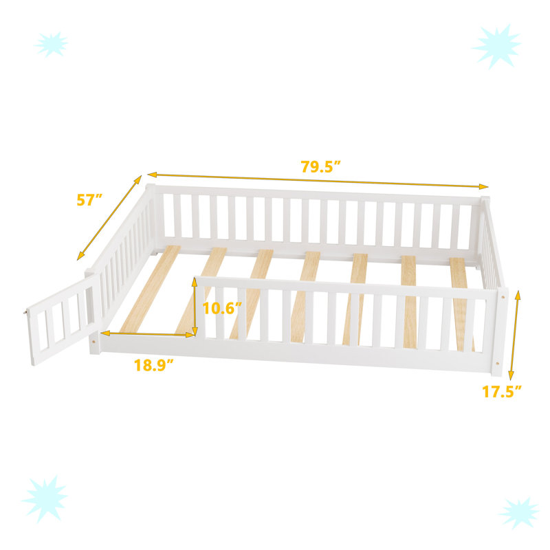 Kids Full Daybed, White