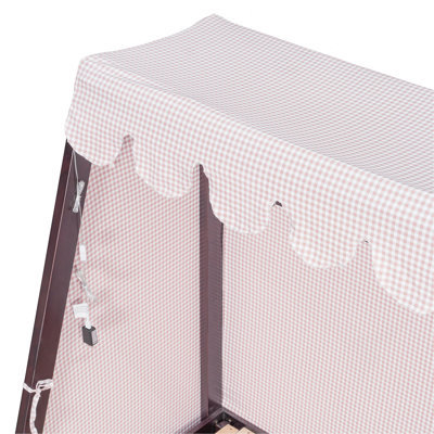 Twin XL House Bed with Twin XL Trundle, Shelf, Tent and Light