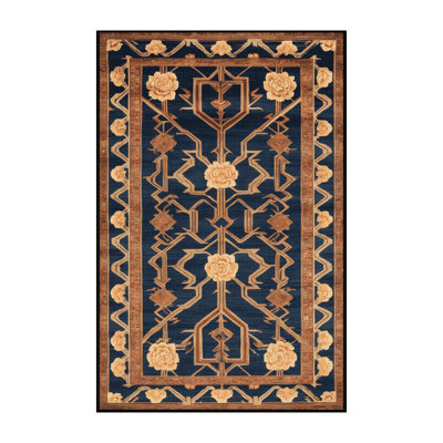 Machine Washable Art Deco Gray Area Rug