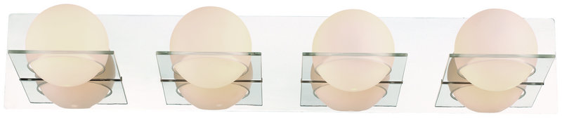 IO 4 - Light Vanity Light, Chrome avec demi-verre opale