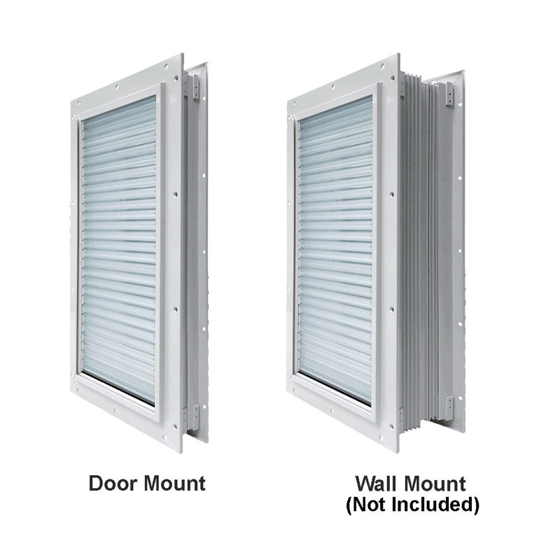 Small Aluminum Frame Pet Door with Magnetic Lock