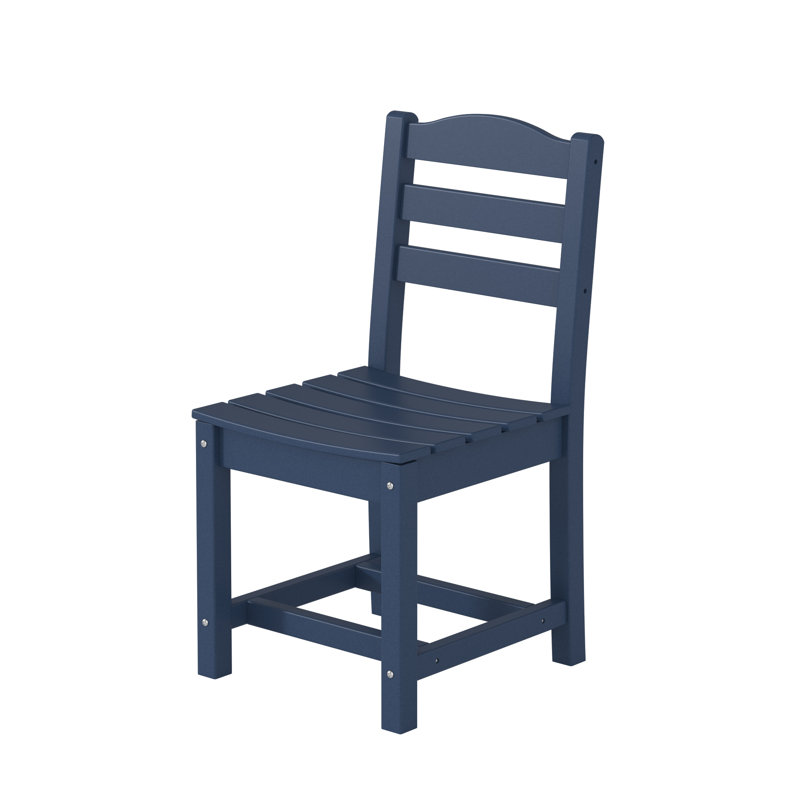 Ensemble de 2 chaises de patio en PEHD et chaises d'appoint d'extérieur toutes saisons, Gris