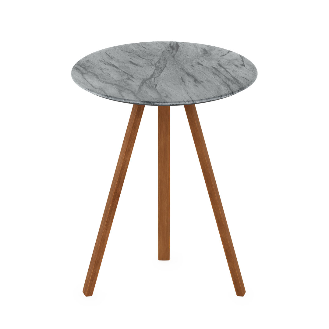 Round Wood Outdoor Bistro Table , cm W cm D