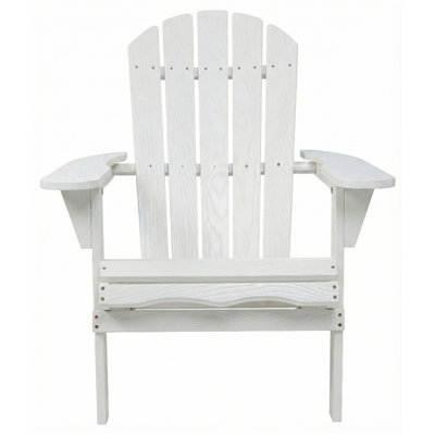 Chaise de patio en bois pour le jardin Chaise de patio Adirondack pliante en bois massif gaufré