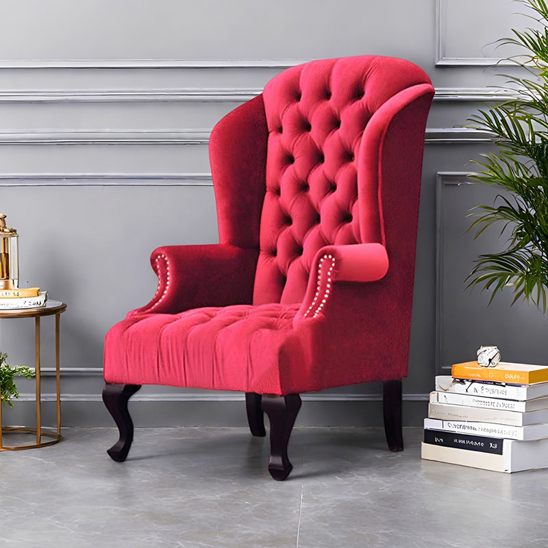 Fauteuil inclinable rouge moderne et ergonomique à haut dossier
