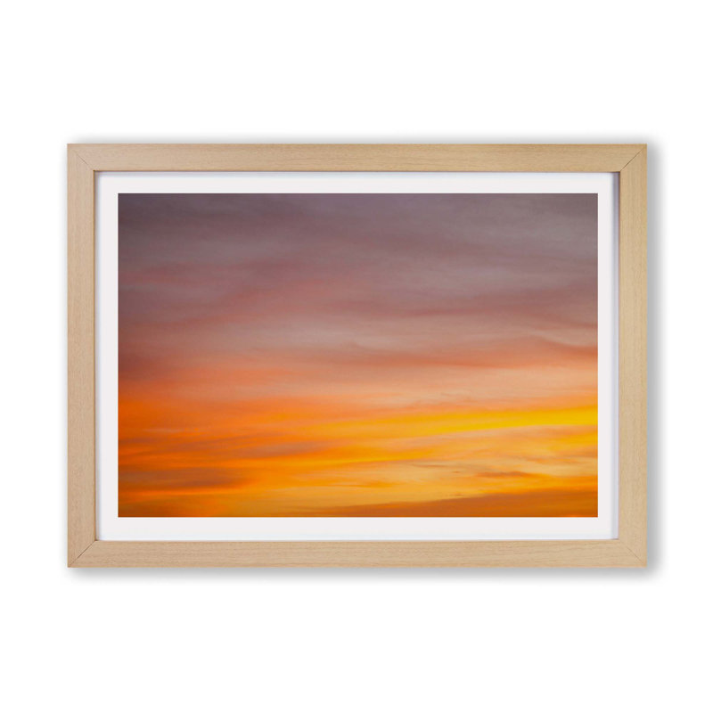 Magical Sky - Framed Print, Oak, 33cm H x 45cm W x 2cm D