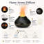 Humidificateur diffuseur de flammes 7 couleurs et 3 titres de produits optimisés