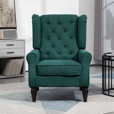 Fauteuil d'appoint capitonné
