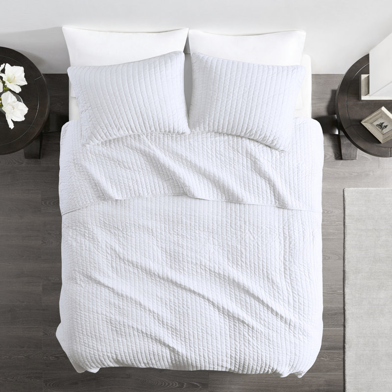Courtepointe simple / simple TG - Microfibre avec rembourrage en coton, conception réversible pour une utilisation polyvalente, rembourrage 2 pièces, réversible, améliore le niveau de confort de la chambre à coucher
