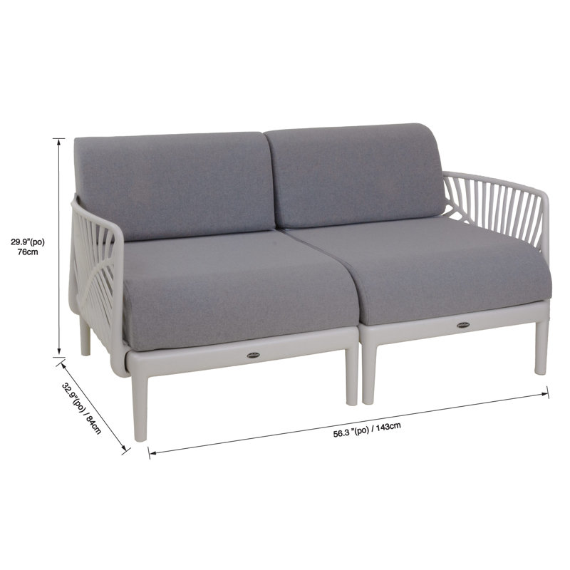 Canapé modulaire en plastique recyclé