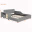 Lit double tapissier pleine grandeur-1002385228