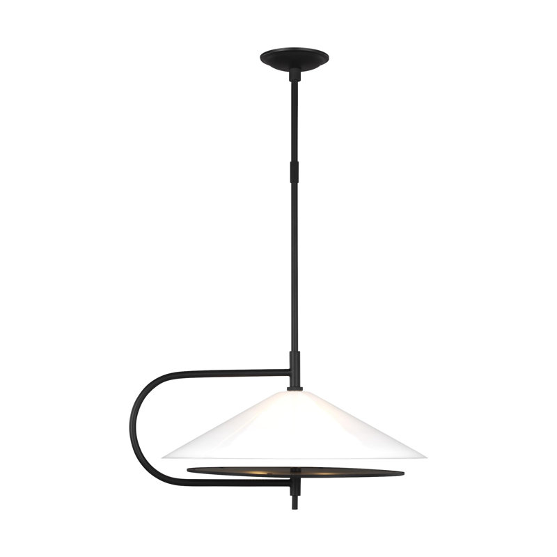 Pennington 2 - Light Unique/Statement Pendant, Midnight Black