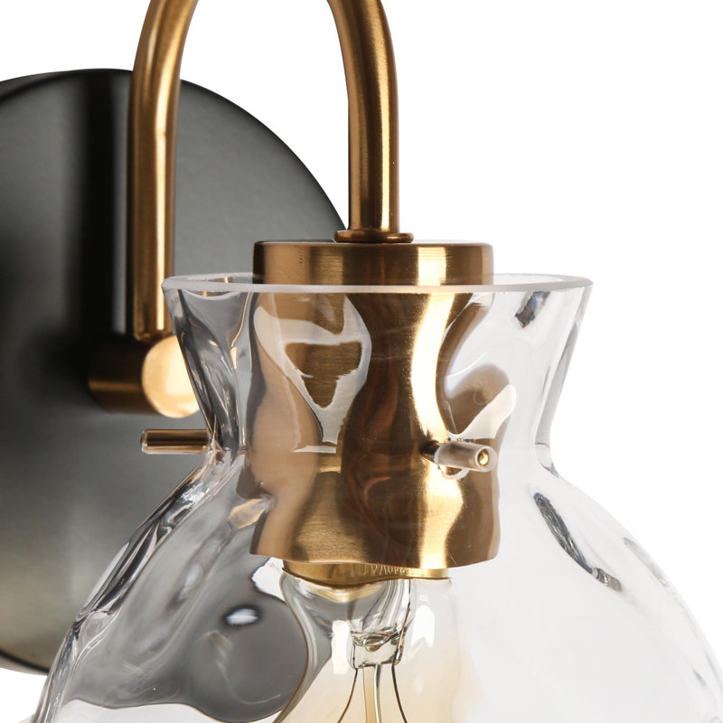 Almine Armed Wall Sconce - Elegant 1-Light Decor