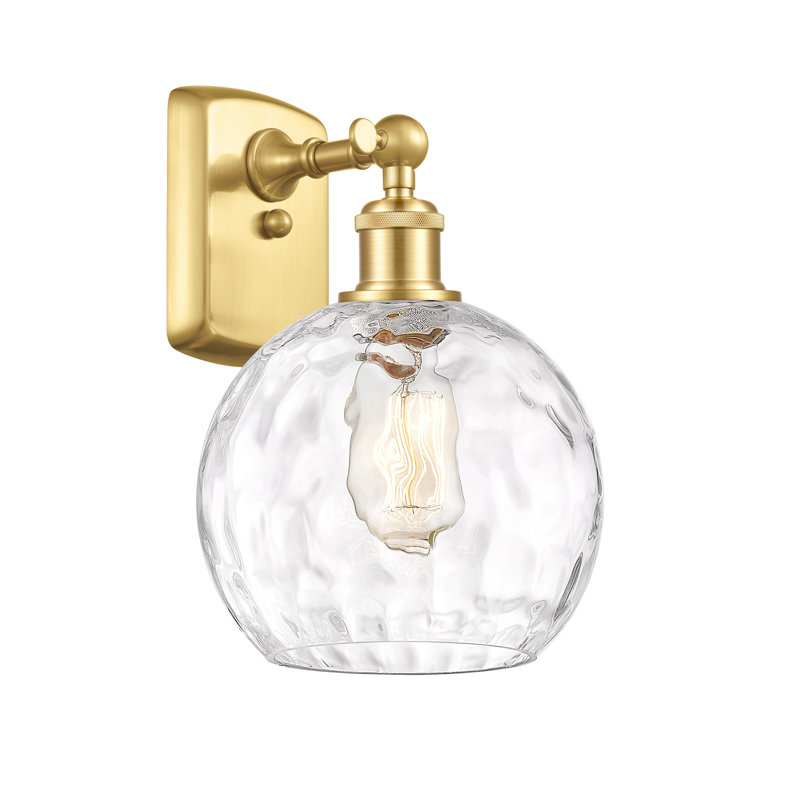 Shauna Armed Sconce, Led, Satin Gold