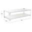 Charleston Glass Top Coffee Table