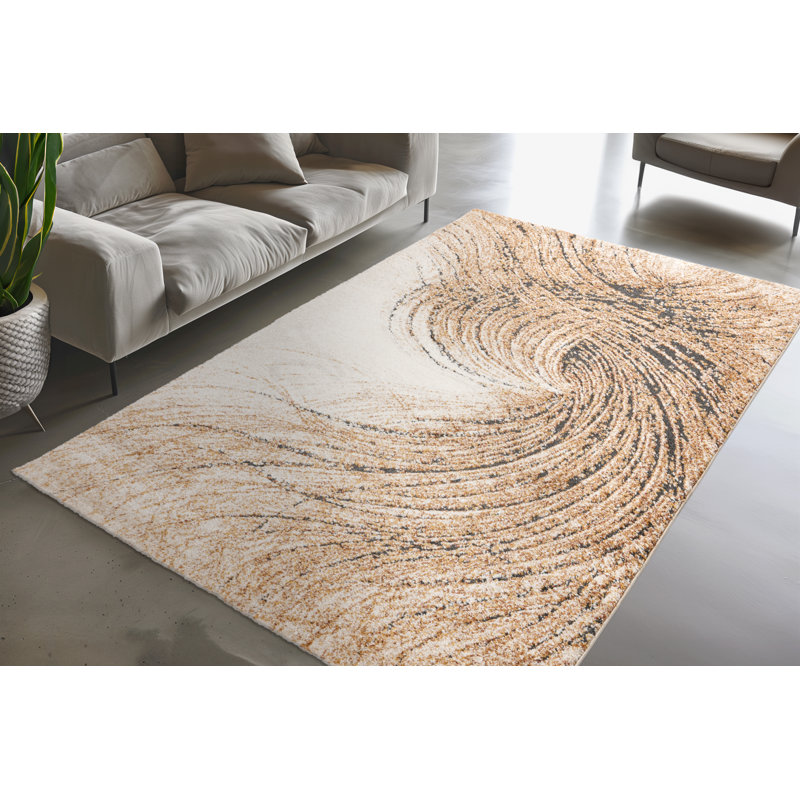 Deneise Abstract Area Rug, Rectangular 200 x 290cm