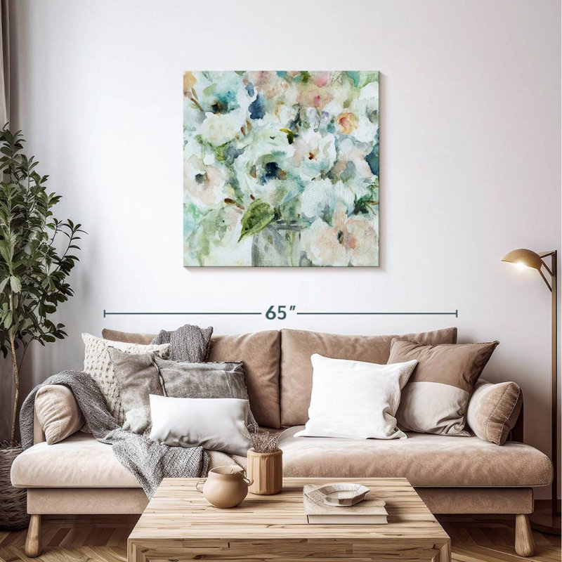 Blooming Softly, 36" H x 36" W