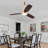 42” Ceiling Fan Light With Remote Control (Walnut)-972668511