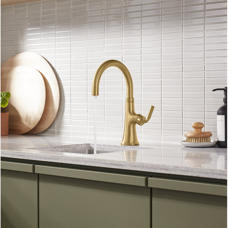 Tone Single-Handle Bar Sink Faucet, Brushed Brass