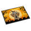 Tapis de porte pour l’extérieur antidérapant braque teckel halloween-16655022