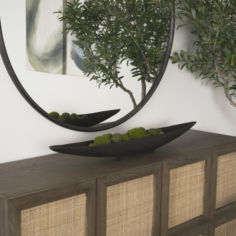Morant Metal Decorative Bowl, 4.33" H x 39" W x 5" D