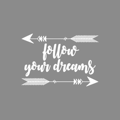 Text & Numbers Non-Wall Damaging Wall Decal