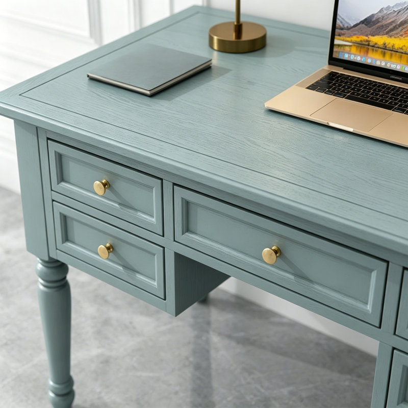 Bureau d'écriture à 5 tiroirs Modern