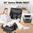 Big And Tall Office Chair 400Lbs High Back Leather Executive Chair With Ergonomic Lumbar Support & Pocket Spring Cushion For Lower Back Pain Relief, Computer Gaming Chair With Foot Rest-2027929685
