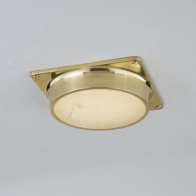 GREENWICH 1 LIGHT FLUSH MOUNT