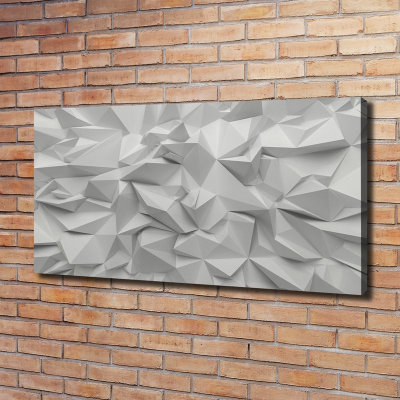 3D Abstraction 1 Piece Wrapped Canvas Wall Art
