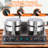 Commercial Electric Waffle Maker Machine with Temperature Adjustable and Time Control