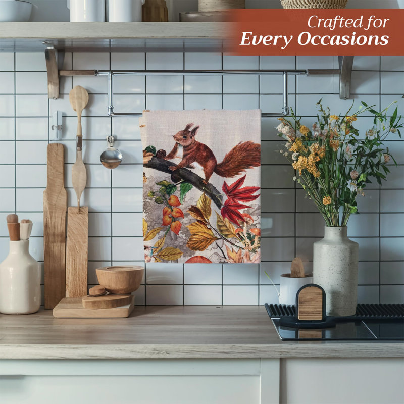 Ensemble de 3 torchons de cuisine 100% coton 20 "x 27,5" Maison d 'Hermine