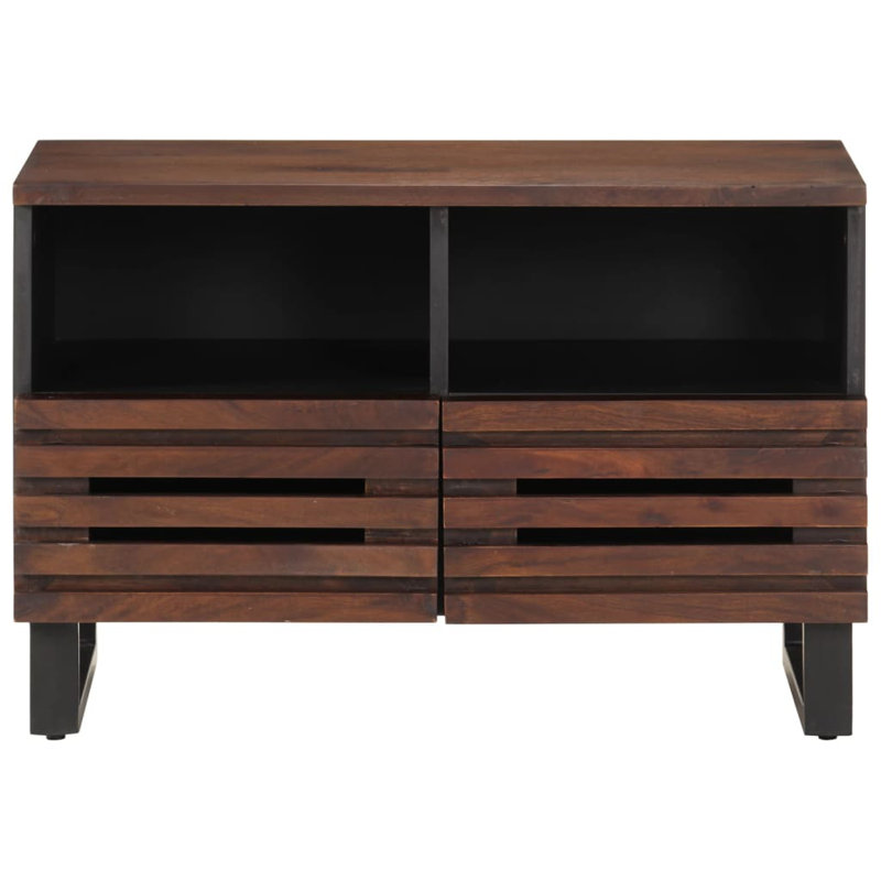 TV Stand for TVs up to 24", Dark Brown